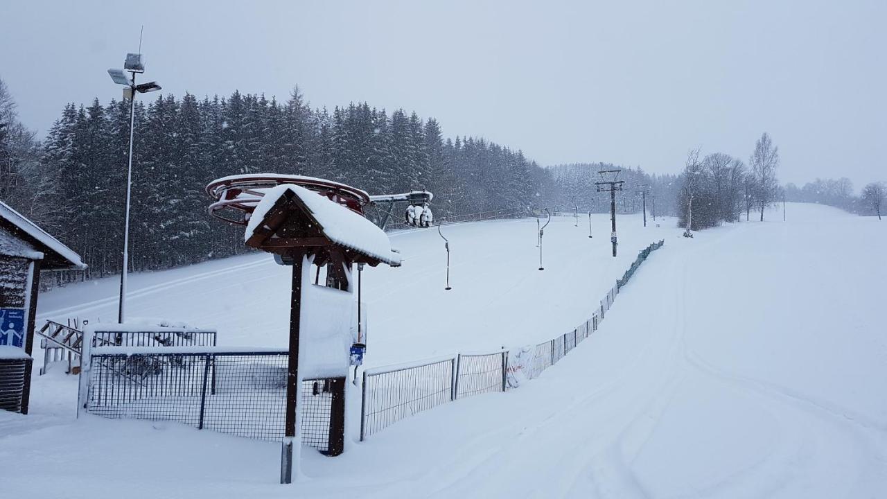 Apartamento Waldhufenidyll Koenigswalde Im Erzgebirge Konigswalde Exterior foto