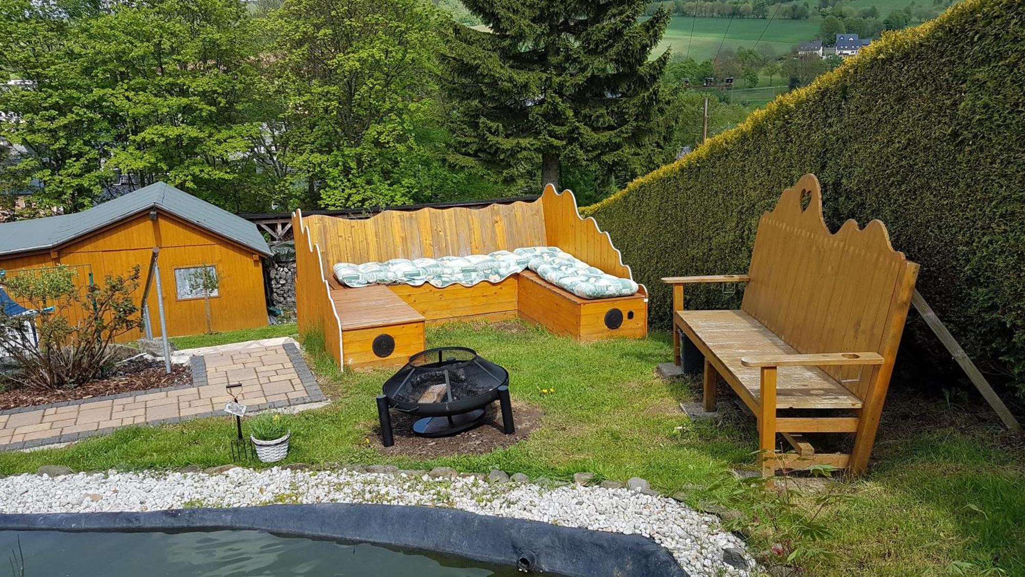 Apartamento Waldhufenidyll Koenigswalde Im Erzgebirge Konigswalde Exterior foto