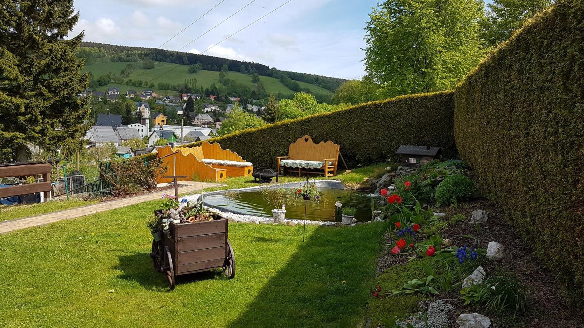 Apartamento Waldhufenidyll Koenigswalde Im Erzgebirge Konigswalde Exterior foto